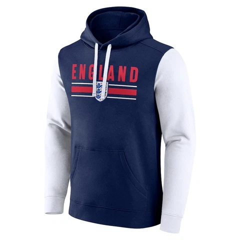 Fanatics Men’s England Soccer National Team Victory Hoodie Sweatshirt Large L Cover