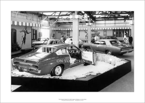 Chrysler Valiant Rango VH Pantalla A3 Impresión Artística - Salón del Automóvil - Póster 42 x 29 cm - Imagen 1 de 3