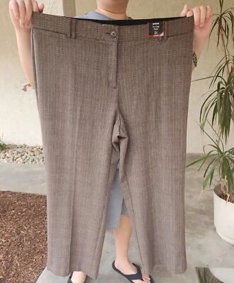 Nuevo 18 Promedio Mujeres AVENUE Pantalón a Cuadros Carrera Negocios Vestido Pantalón 18x30 1/2 Foto 1 de 4