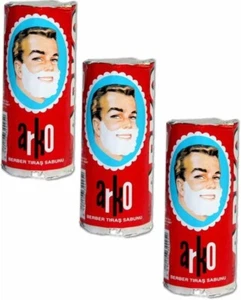 Arko Shaving Soap Stick | Barber Shave Cream Traditional Turkish Soap 3 pcs 75gr - Picture 1 of 7