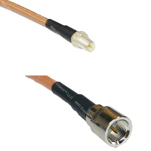 RG400 RP-SMA FEMALE to FME MALE RF Cable FAST-SHIP LOT - Picture 1 of 1