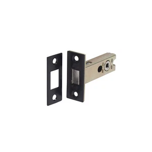 Cerradura de cerrojo de baño 76 mm / 57 mm respaldo negro mate - Imagen 1 de 1