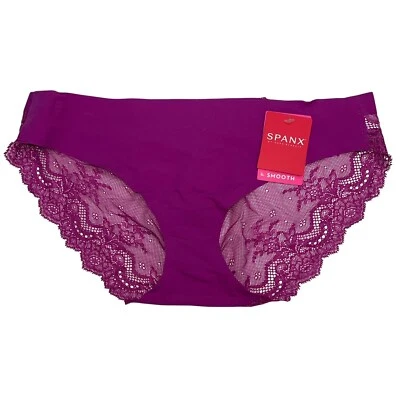 Spanx Panty Undie-Tectable Floral Lace Bikini Lightweight Smoothing FP2415 - Image 1 of 4