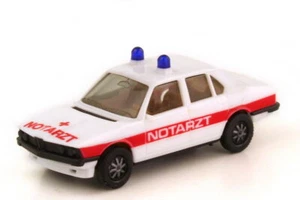 1:87 Bmw 5 Series 528I E12 Paramedic Print Dark Red With Spoiler - Herpa 4061 - Picture 1 of 2