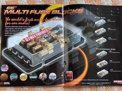 Esoteric StreetWires 3 SE Multifuse Block 100% Pure Gold Plated Pure Brass Base - Image 1 of 4