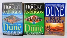 Prelude To Dune 1-3 by B Herbert & K J Anderson Science Fiction Book Bundle Lot 