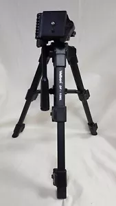 Velbon df-10ml Aluminum Tripod with 3-Way Fluid Panhead, Black, 3-Section, 12-21 - Picture 1 of 12