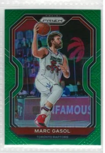 2020-21 Panini Prizm #206 Marc Gasol Green Prizm Holo Raptors - Picture 1 of 2