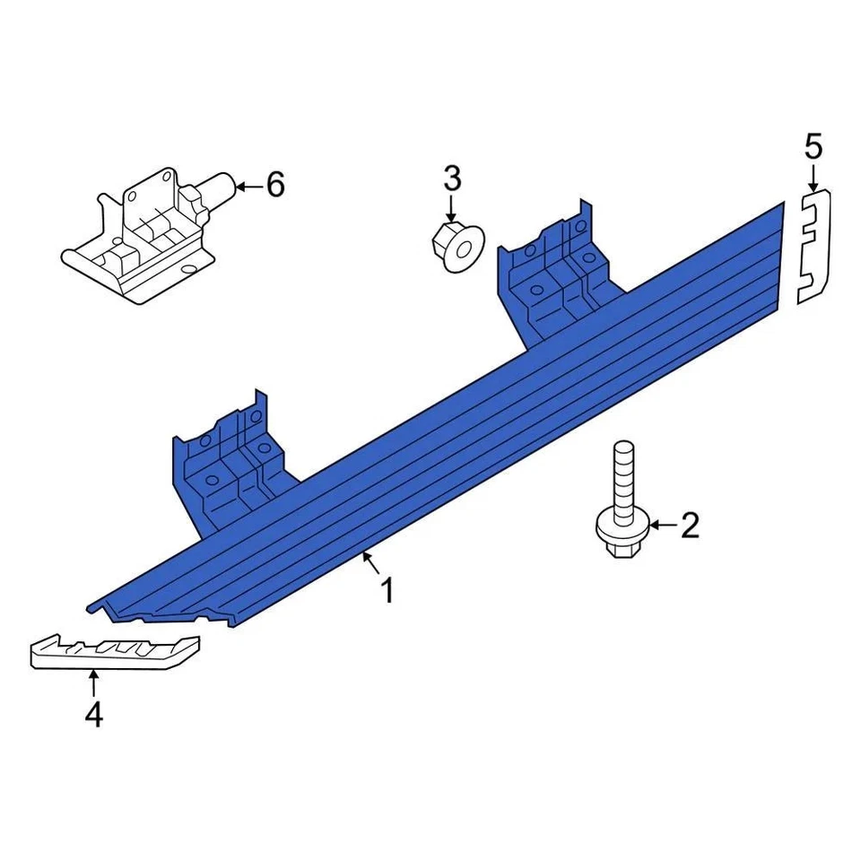 For Ford Transit-150 2019-2024 Ford KK4Z16450BB Right Running Board Foto 1 de 2