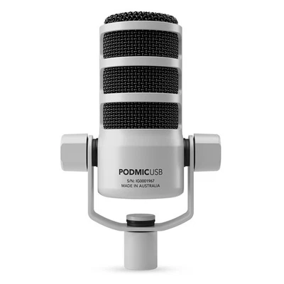 Rode PodMic USB White - Dynamisches Mikrofon - Bild 1 von 4