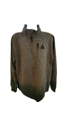Gerry Men’s Full Zip Jacket XXL Heather Gray Fleece Softshell Outdoor Hiking Coa - Image 1 of 4