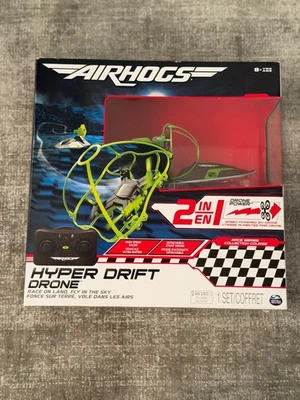 NEW!  AIRHOGS HYPERDRIFT DRONE - 2 IN 1 DRIFT OR FLY - Image 1 of 4