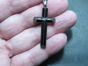 Sterling Silber Kreuz Anhänger - Bild 1 von 9