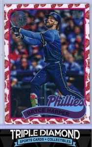 2024 Topps Japón Bryce Harper 1989 Topps Coy Fish Parallel Phillies G345 - Imagen 1 de 2
