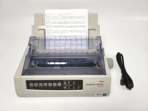 Imprimante 9 broches Oki Microline 320 Dot Matrix USB (encre ruban non incluse) - Photo 1/21