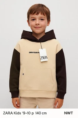 Sudadera con Capucha ZARA Niños “Own Your Potential” - Talla 9-10 Años (140 cm Foto 1 de 4