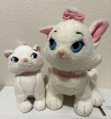 Lote De 2 Peluches Marie Aristocats Vintage Disney Store Foto 1 de 2