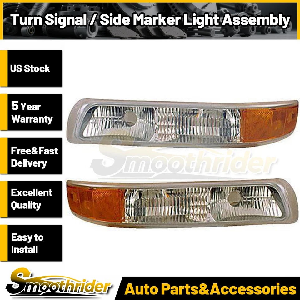 Luz de estacionamiento/señal de giro delantera Dorman 2 piezas para Chevrolet Silverado 1500 1999 Foto 1 de 3