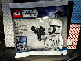 LEGO Star Wars White Boba Fett Minifigure (New sealed in bag!!) 30th Anniversary