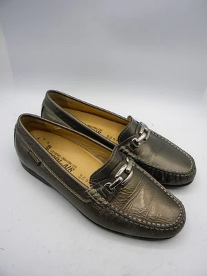 MEPHISTO Cool Air Sage Green Patent Leather Driving Loafers Moc Size 8 US - Image 1 of 4