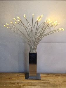 IKEA Stranne Mod Tischlampe LED Medusa Oktopus Tentakel Edelstahl gebürstet - Bild 1 von 7