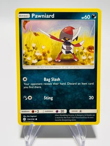 PAWNIARD 2019 Pokemon Cosmic Eclipse  Common POKÉMON 134/236 - Picture 1 of 2