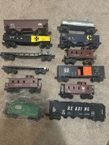 Lionel O Gauge Freight Car Lot For Train Set Layout Santa Fe Union Pacific - Picture 1 of 5