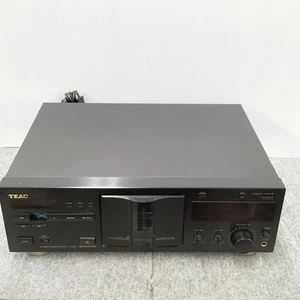 TEAC High End 3-Head Stereo Cassette Deck V-3010 Black Japan For Parts As Is - Picture 1 of 12