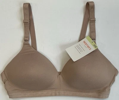 Warners Cloud9 Tan Lightly Lined Wireless Bra (WR1269-212) 38B - Image 1 of 4