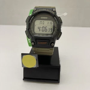 Casio Reloj Deportivo Digital Hombre Modelo 3546 Correa Resina Caqui Alarma, Día y Fecha - Imagen 1 de 8