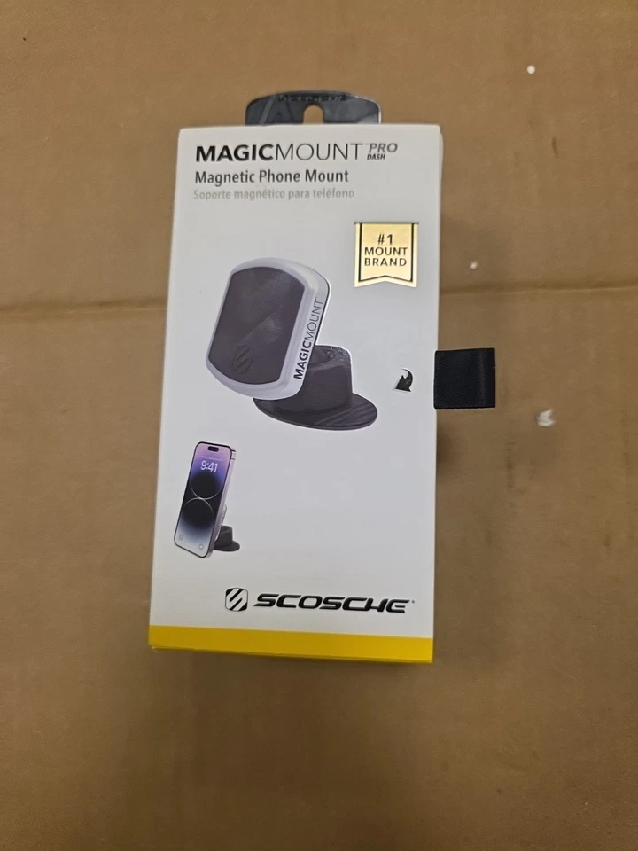 Scosche MagicMount Pro Magnetic Dash Mount -  Black/Silver - Image 1 of 4