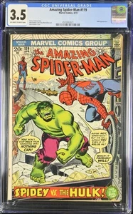 Amazing Spider-Man #119 4/73 CGC3.5 VG- 4510363021 Hulk appearance - Picture 1 of 2