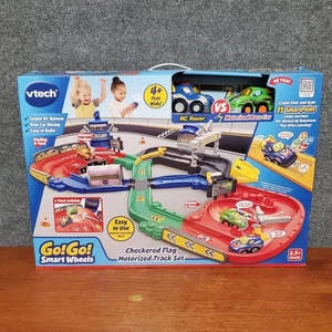 VTech Go! Go Smart Wheels Bandiera a Scacchi Set Pista Motorizzata NUOVO Ritirato VTech - Foto 1 di 8