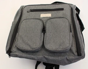 Zaino Hoydepunkt grigio borsa pannolini cambio bambino tracolla convertibile - Foto 1 di 6