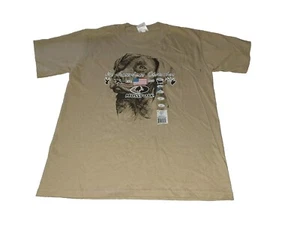 Mossy Oak Boys Dog Graphic Green Tee Shirt An American Obsession Sz Large  (CQ) - Picture 1 of 10