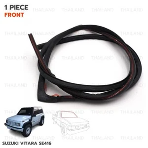 Fits Suzuki Vitara SE416 JX JLX 1989 - '99 Front Windshield Rubber Glass Seal - Picture 1 of 10