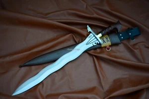 The Kris Sword-Flam sword-Custom Sword-Hunting,Camping,Tactical Sword,Handmade - Picture 1 of 12
