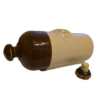 Antique Stoneware Bed Wamer Made in Canada Vintage Crock Medalta Pottery Ltd - Image 1 of 4