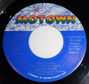 Diana Ross 45 RPM - Together / It's My Turn VG++ E2 - Picture 1 of 2