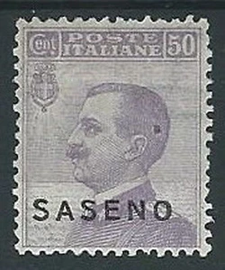 1923 SASENO ABBILDUNGEN 50 CENT LUXUS MH * - G017 - Bild 1 von 1