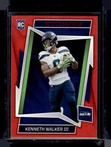 Panini Rookies & Stars #108 2022 Kenneth Walker III rojo Seattle Seahawks novato - Imagen 1 de 2