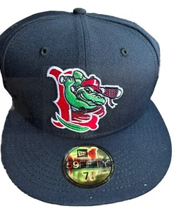 New Era 59Fifty Navy Lowell Spinners size 7 3/4 fitted baseball hat - Picture 1 of 4