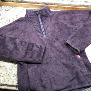 FELPA DONNA THE NORTH FACE PILE TAGLIA MEDIA 1/4 ZIP PULLOVER VIOLA - Foto 1 di 5