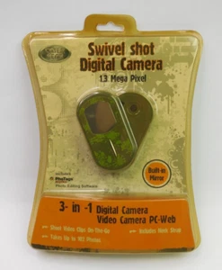 Cyber Gear Swivel Shot 1.3 MP Digital Camera - PC-Web 16 MB USB PhotoTags Video - Picture 1 of 3