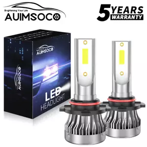 AUIMSOCO 9005 HB3 LED Headlights High Beam Bulbs 100W 36000LM 6000K Xenon White - Picture 1 of 12