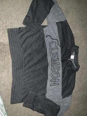 Clemson Tigers Top Of The World Woman’s 2XL 1/4th Zip Crop Top Pullover - Image 1 of 3