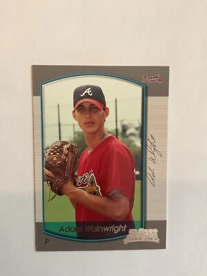 2000 Bowman Draft #93 Adam Wainwright RC Rookie Card Atlanta Braves - Image 1 of 2