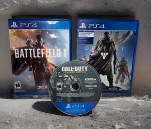 Destiny And Battlefield 1 Call Of Duty PlayStation 4 Games Tested - Picture 1 of 6