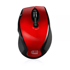 Adesso iMouse M20R Wireless Optical Mouse - Red - Picture 1 of 4