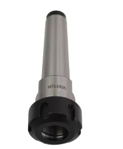 ER25 MT3 Collet Chuck Holder Morse 3 Precision Milling M12 Drawbar - Imagen 1 de 5